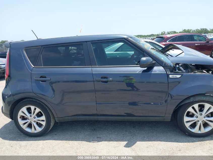 2015 Kia Soul + VIN: KNDJP3A51F7133765 Lot: 39883849