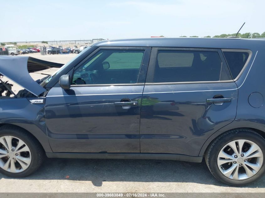 2015 Kia Soul + VIN: KNDJP3A51F7133765 Lot: 39883849