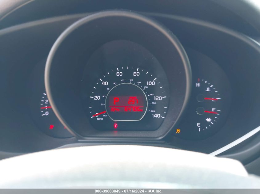 2015 Kia Soul + VIN: KNDJP3A51F7133765 Lot: 39883849