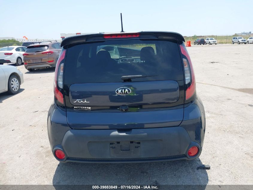 2015 Kia Soul + VIN: KNDJP3A51F7133765 Lot: 39883849