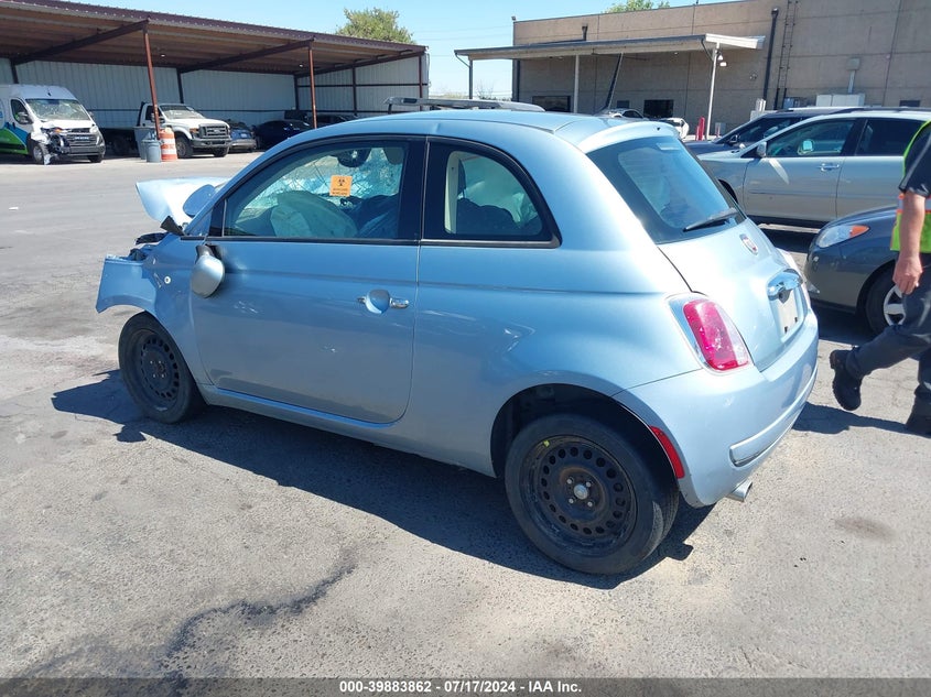 2015 Fiat 500 Pop VIN: 3C3CFFAR9FT652398 Lot: 39883862