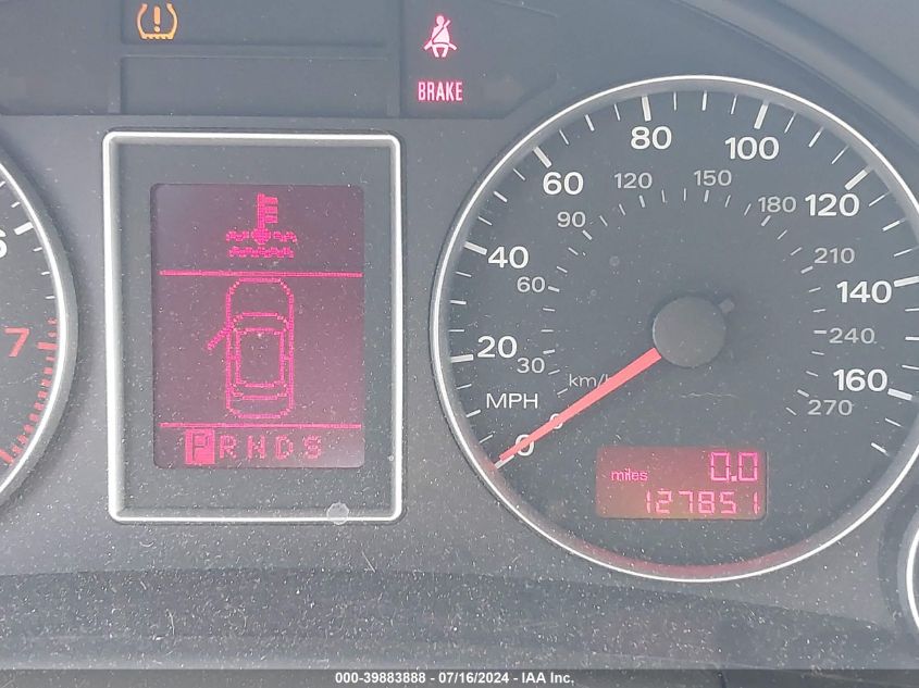 2008 Audi A4 2.0T VIN: WAUAF78E58A005290 Lot: 39883888