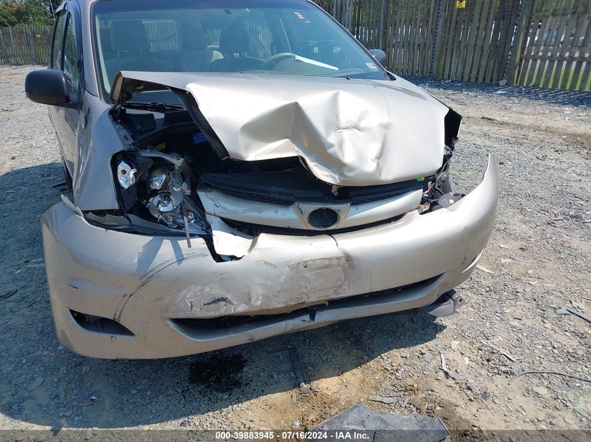 2006 Toyota Sienna Ce VIN: 5TDZA23C36S428253 Lot: 39883945