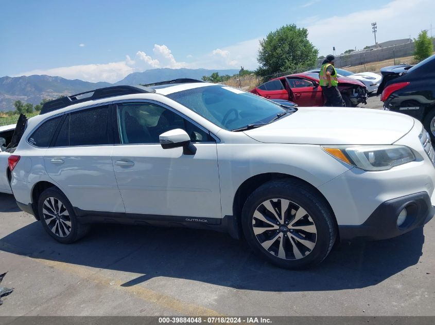 2015 Subaru Outback 2.5I Limited VIN: 4S4BSBNC8F3265575 Lot: 39884048