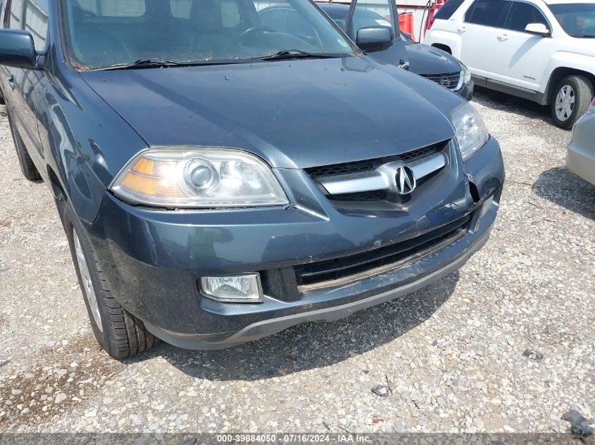 2006 Acura Mdx VIN: 2HNYD18626H535321 Lot: 39884050