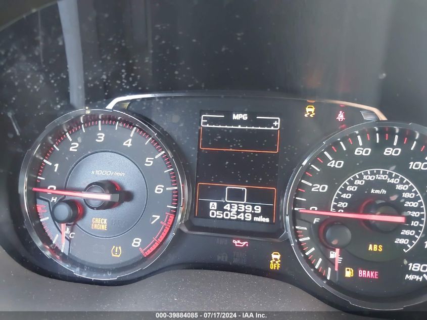 2020 Subaru Wrx Premium VIN: JF1VA1C61L9811367 Lot: 39884085