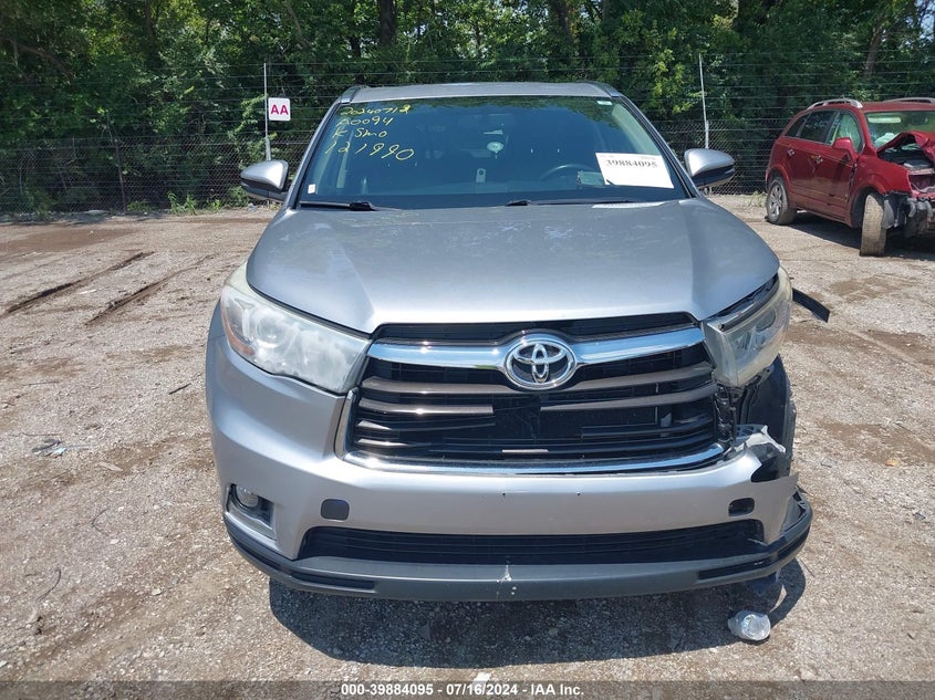 2015 TOYOTA HIGHLANDER LIMITED V6 - 5TDDKRFH4FS121990