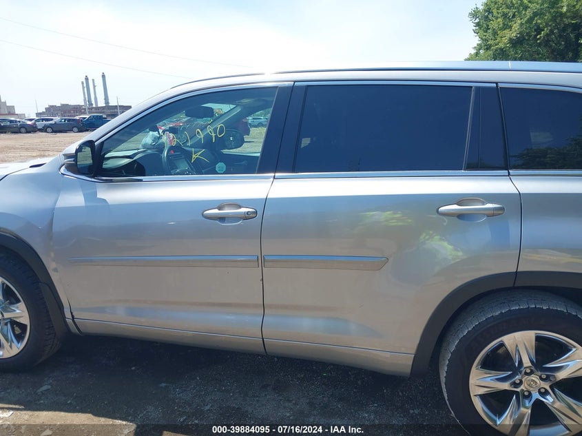 2015 TOYOTA HIGHLANDER LIMITED V6 - 5TDDKRFH4FS121990