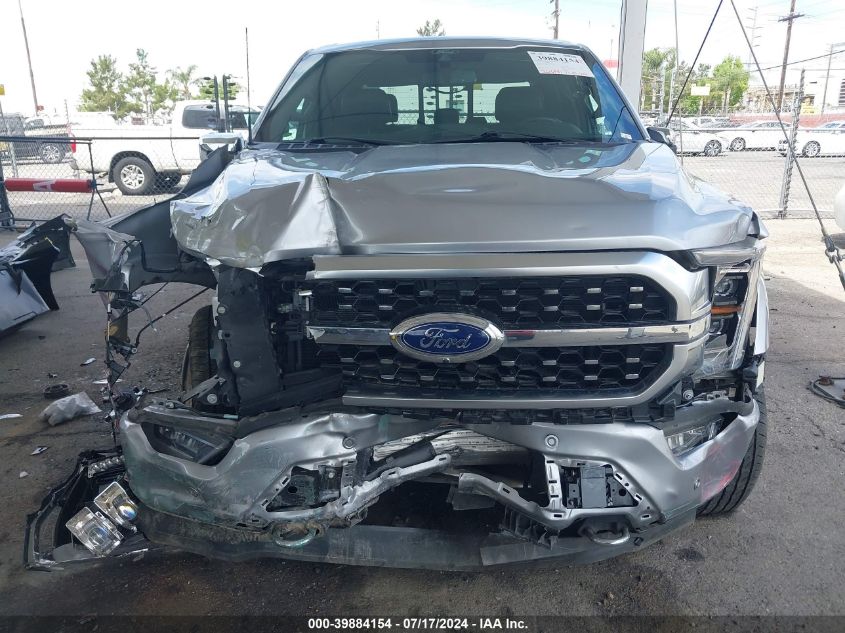 2022 Ford F-150 Platinum VIN: 1FTFW1ED0NFA16309 Lot: 39884154