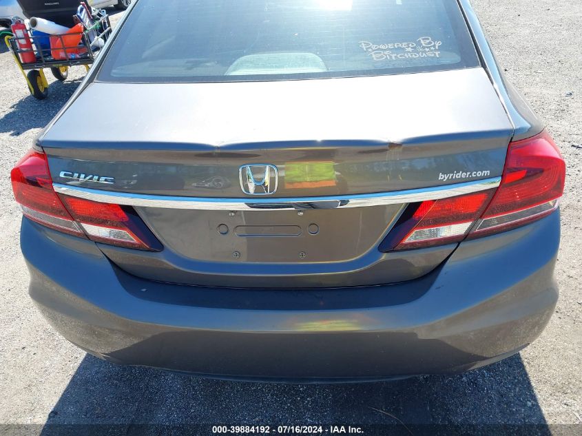 2013 Honda Civic Lx VIN: 19XFB2F54DE047869 Lot: 39884192