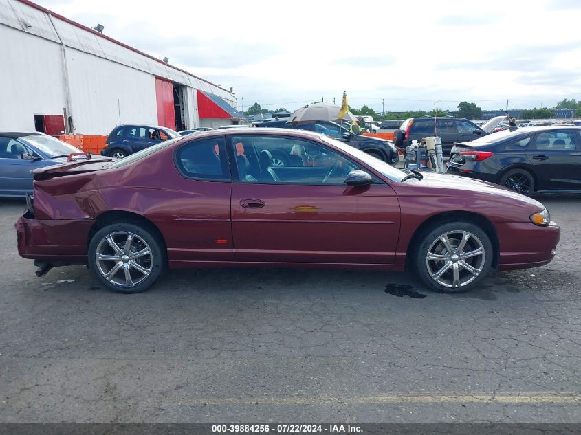 2000 Chevrolet Monte Carlo Ss VIN: 2G1WX12K5Y9358408 Lot: 39884256