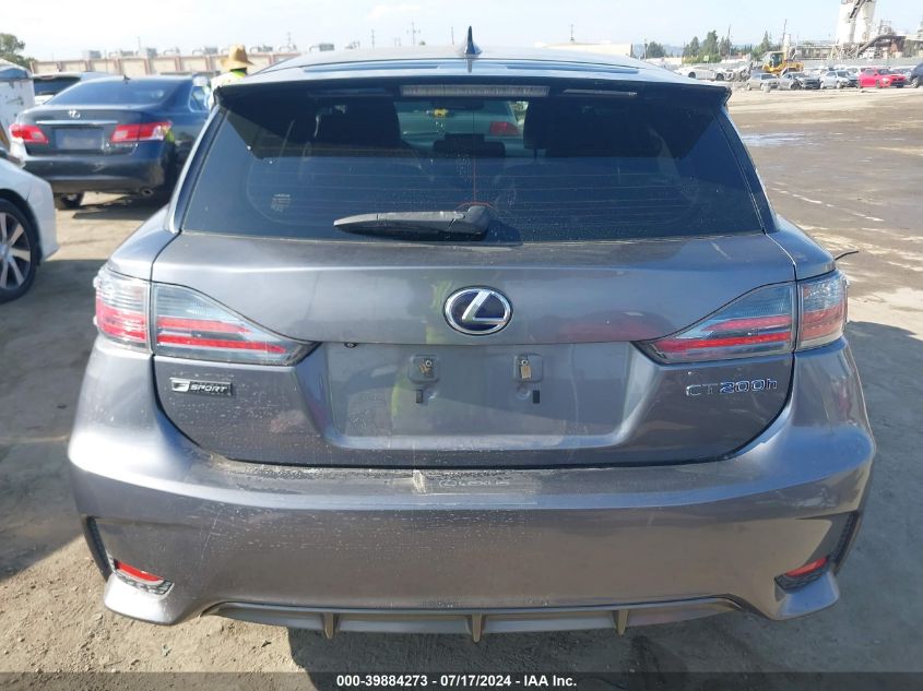 2015 Lexus Ct 200H 200 VIN: JTHKD5BH4F2236563 Lot: 39884273