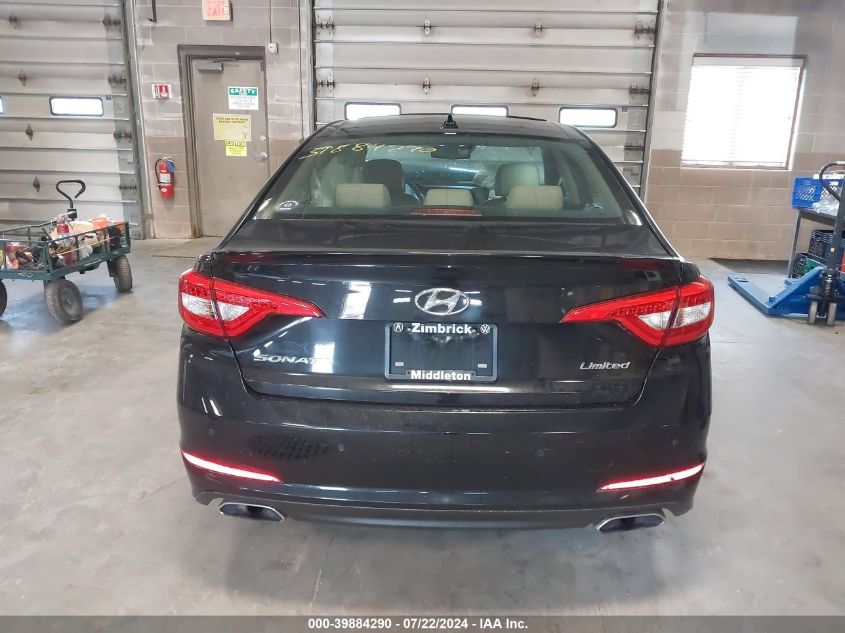 2015 Hyundai Sonata Limited VIN: 5NPE34AF4FH254877 Lot: 39884290