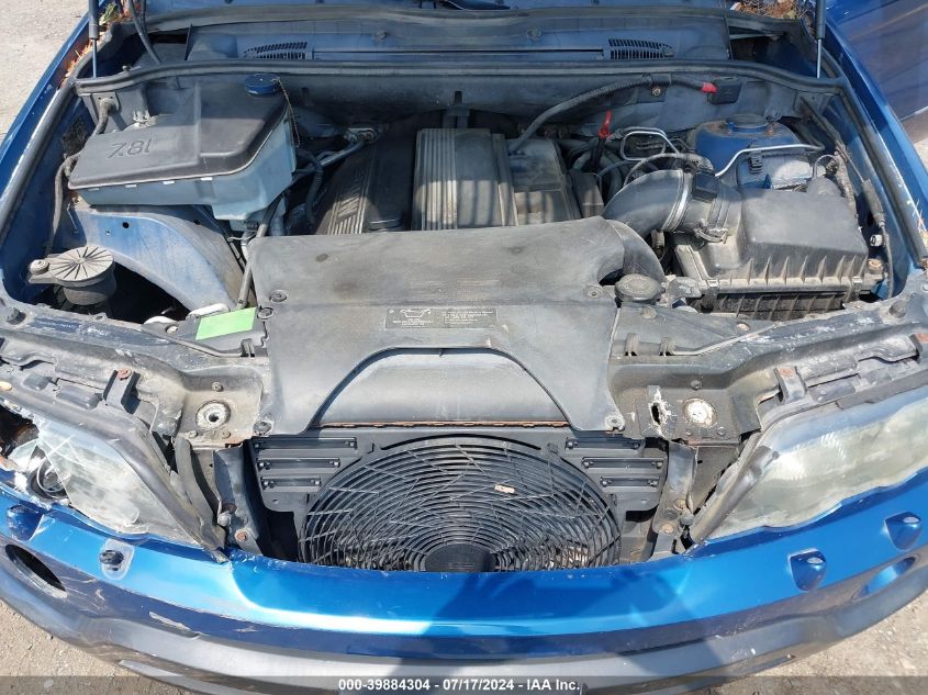 2001 BMW X5 3.0 VIN: WBAFA53531LM61041 Lot: 39884304