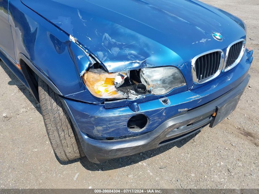 2001 BMW X5 3.0 VIN: WBAFA53531LM61041 Lot: 39884304