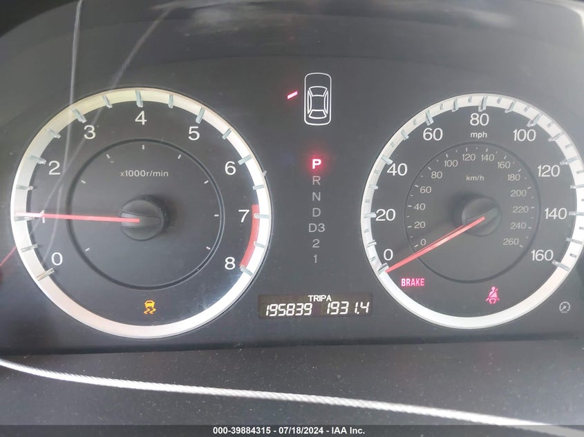 2011 Honda Accord 2.4 Lx VIN: 1HGCP2F32BA032744 Lot: 39884315