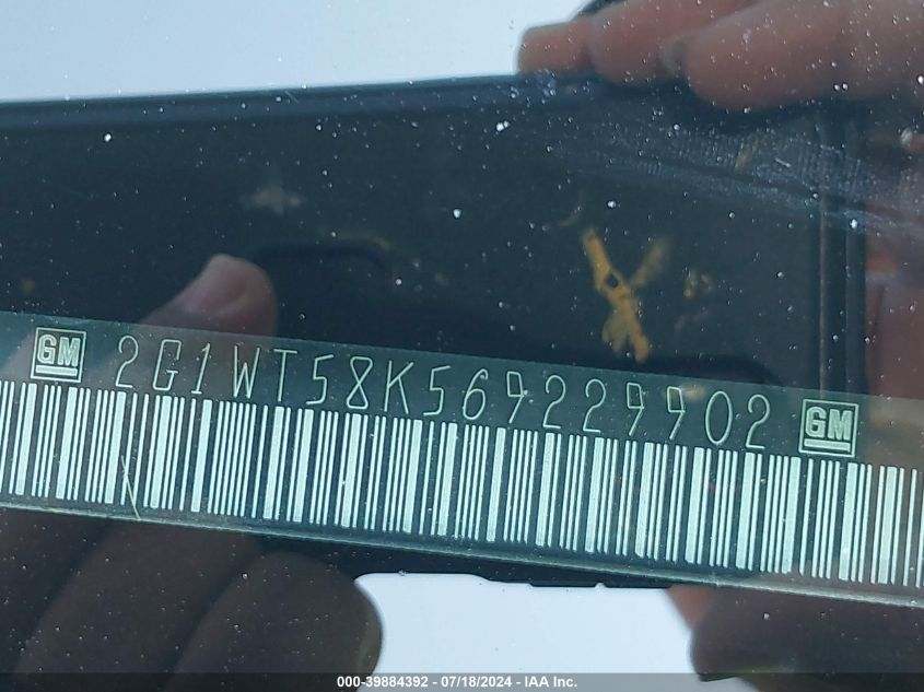 2006 Chevrolet Impala Lt VIN: 2G1WT58K569229902 Lot: 39884392