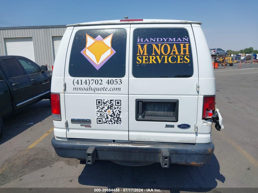 2013 Ford E-250 Commercial VIN: 1FTNE2EW9DDA46232 Lot: 39884458