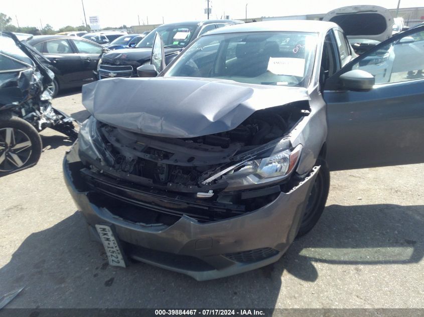 2016 Nissan Sentra S VIN: 3N1AB7APXGY297686 Lot: 39884467