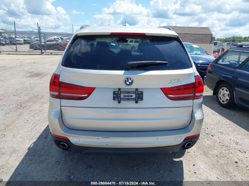 2015 BMW X5 xDrive35D VIN: 5UXKS4C57F0J99184 Lot: 39884470