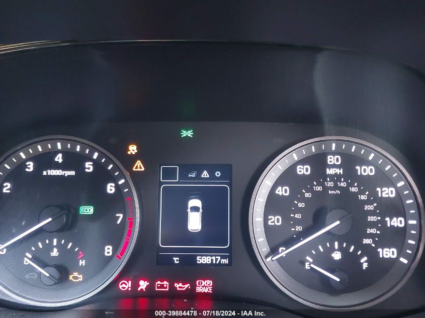 2016 Hyundai Tucson Se VIN: KM8J23A47GU122189 Lot: 39884478