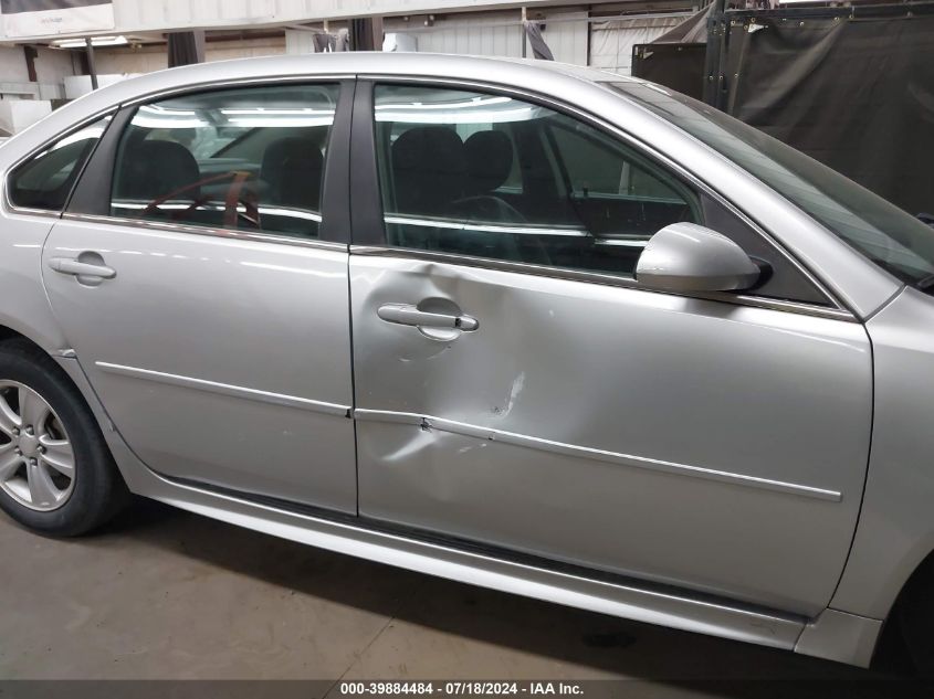 2012 Chevrolet Impala Ls VIN: 2G1WF5E35C1281206 Lot: 39884484