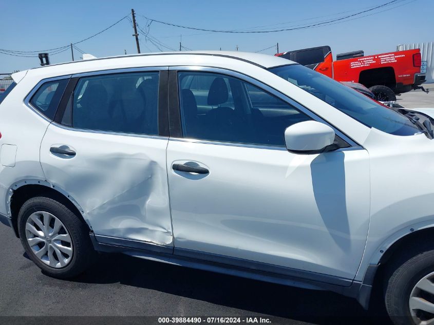 2017 Nissan Rogue S VIN: KNMAT2MT2HP607791 Lot: 39884490