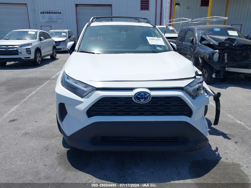 2022 Toyota Rav4 Hybrid Xle VIN: 2T3RWRFV1NW129445 Lot: 39884495