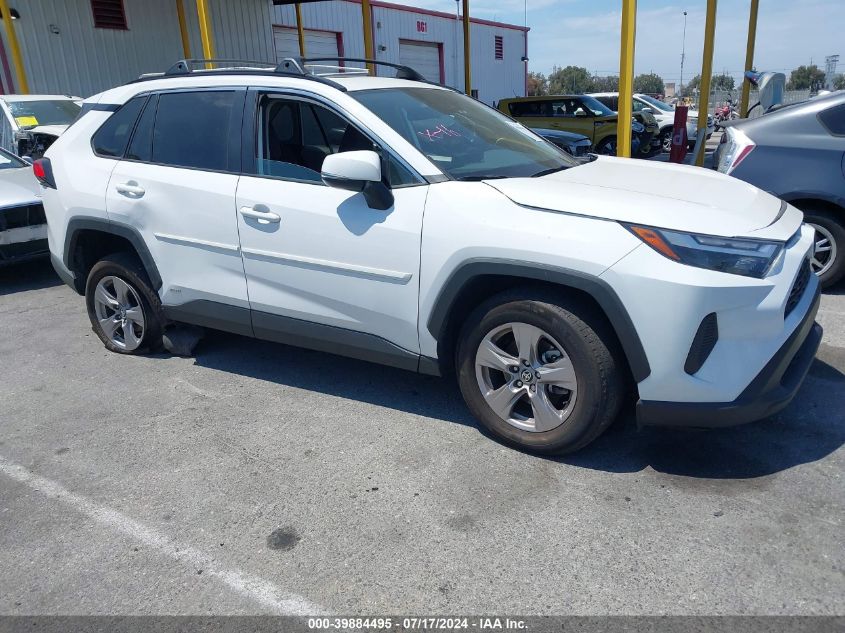 2022 Toyota Rav4 Hybrid Xle VIN: 2T3RWRFV1NW129445 Lot: 39884495