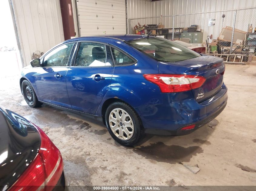 2012 Ford Focus Se VIN: 1FAHP3F27CL353790 Lot: 39884500