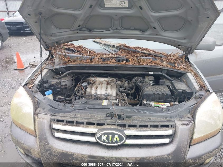 2005 Kia Sportage Ex V6/Lx V6 VIN: KNDJF723557039121 Lot: 39884507