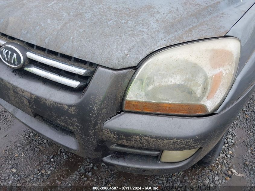2005 Kia Sportage Ex V6/Lx V6 VIN: KNDJF723557039121 Lot: 39884507