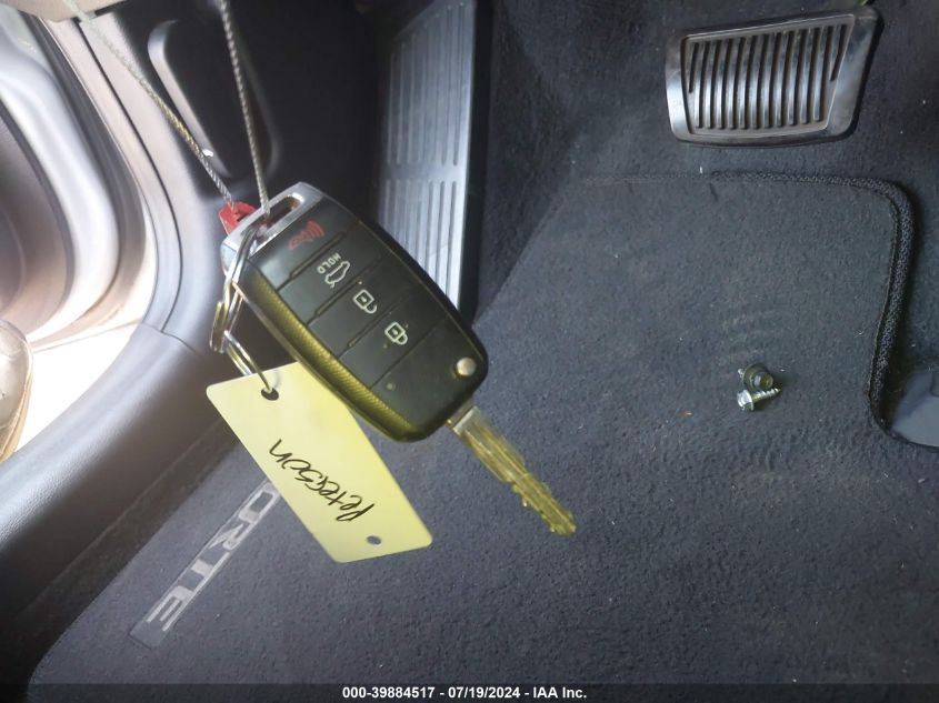 2017 Kia Forte Lx VIN: 3KPFK4A79HE122785 Lot: 39884517