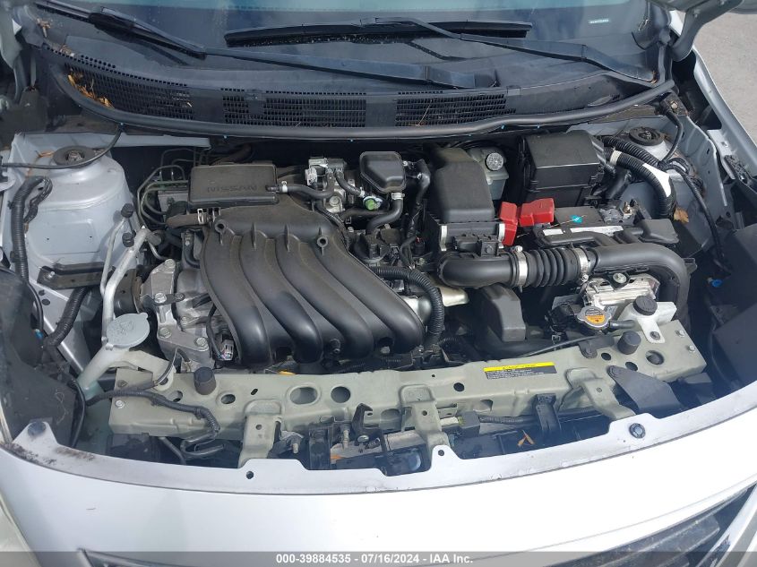 2014 Nissan Versa 1.6 S/1.6 S+/1.6 Sl/1.6 Sv VIN: 3N1CN7AP2EL858408 Lot: 39884535