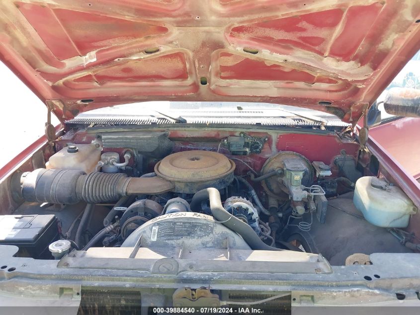 1990 Chevrolet Gmt-400 C2500 VIN: 1GCFC24K0LZ134726 Lot: 39884540