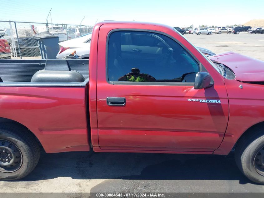 1996 Toyota Tacoma VIN: 4TANL42N7TZ140961 Lot: 39884543