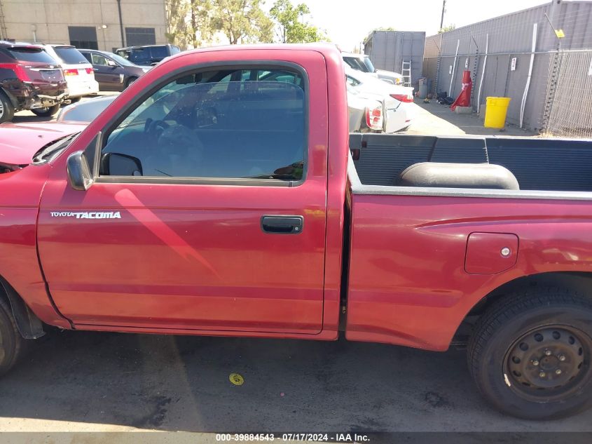 1996 Toyota Tacoma VIN: 4TANL42N7TZ140961 Lot: 39884543