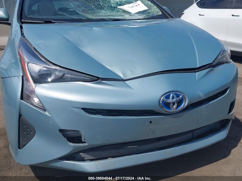 2016 Toyota Prius Two VIN: JTDKBRFU4G3513052 Lot: 39884544