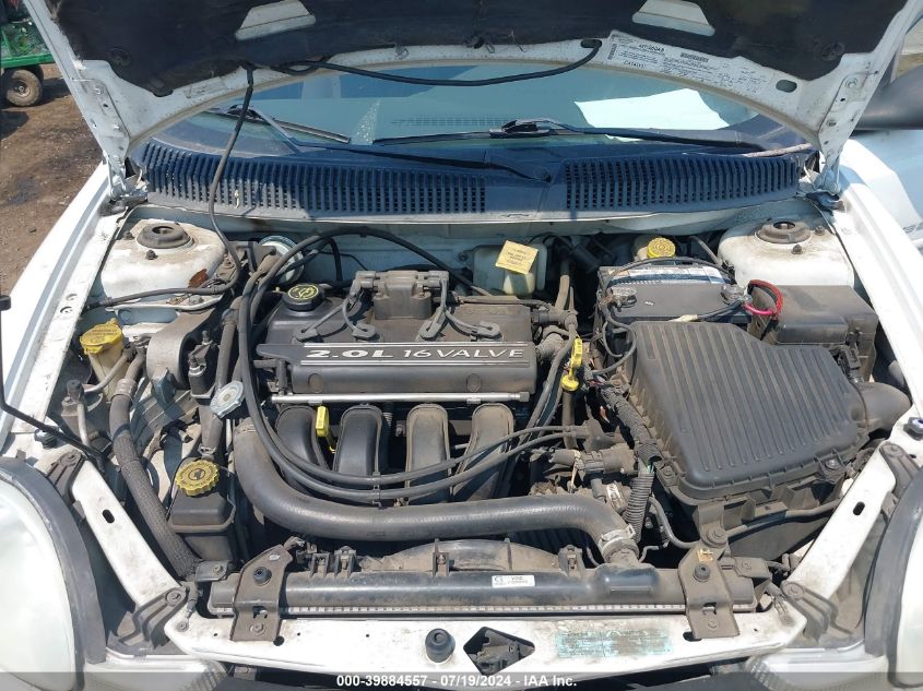 2000 Dodge Neon Highline VIN: 1B3ES46C8YD552554 Lot: 39884557