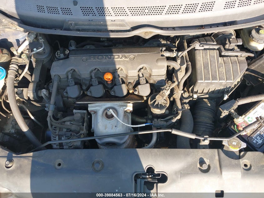 2008 Honda Civic Lx VIN: 2HGFG12638H529044 Lot: 39884563