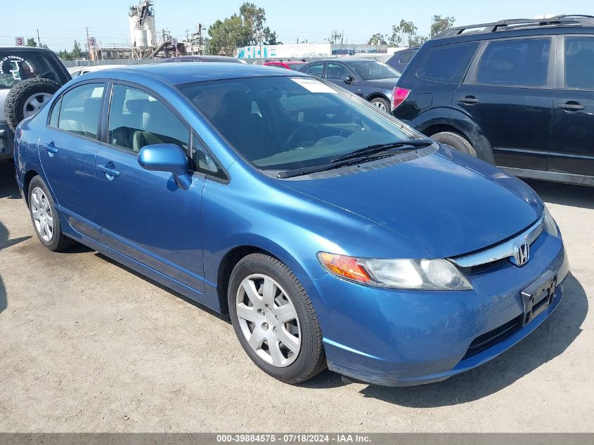 2008 Honda Civic Lx VIN: JHMFA16518S001625 Lot: 39884575