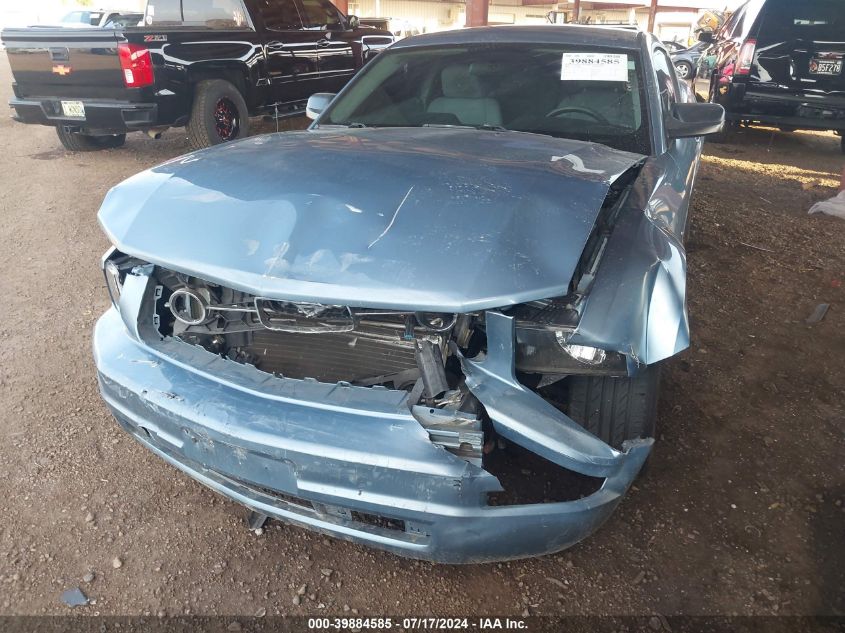 2006 Ford Mustang VIN: 1ZVFT80N665154801 Lot: 39884585