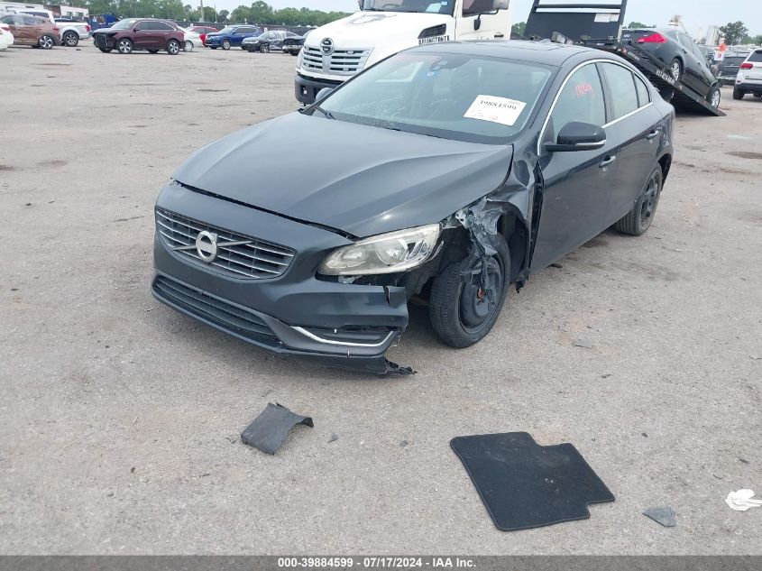 2015 Volvo S60 T5 Premier VIN: YV140MFB4F1315673 Lot: 39884599