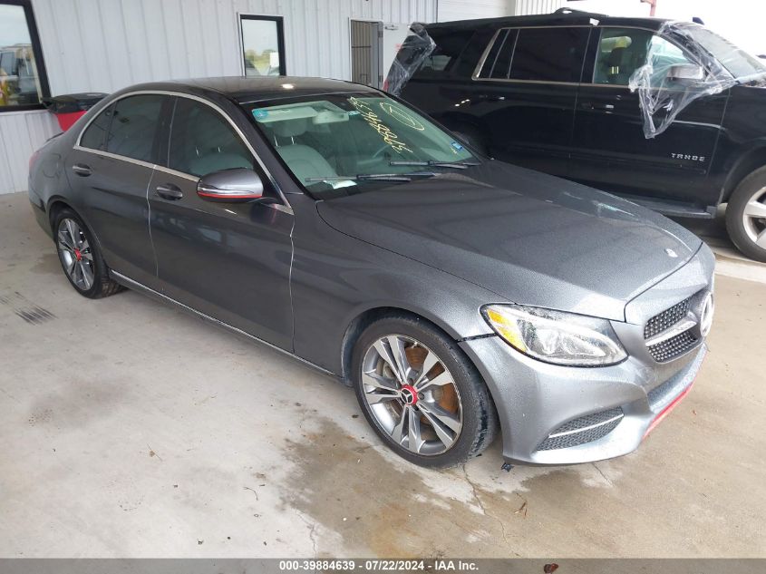 55SWF4JB3HU183485 2017 MERCEDES-BENZ C CLASS - Image 1