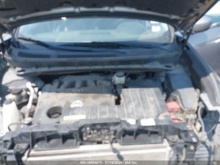 2012 Nissan Murano Sl VIN: JN8AZ1MWXCW208259 Lot: 39884670