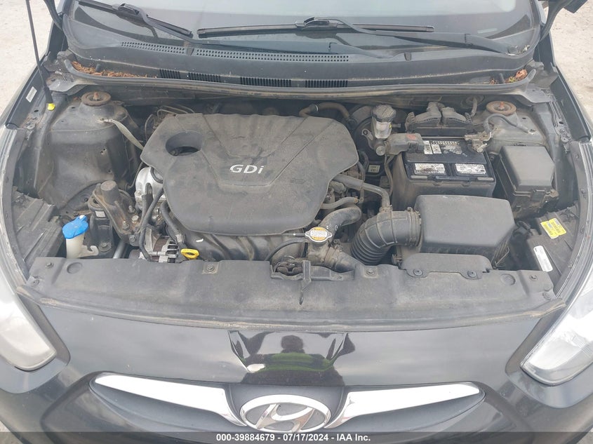 2012 Hyundai Accent Gls/Gs VIN: KMHCT5AE1CU007950 Lot: 39884679