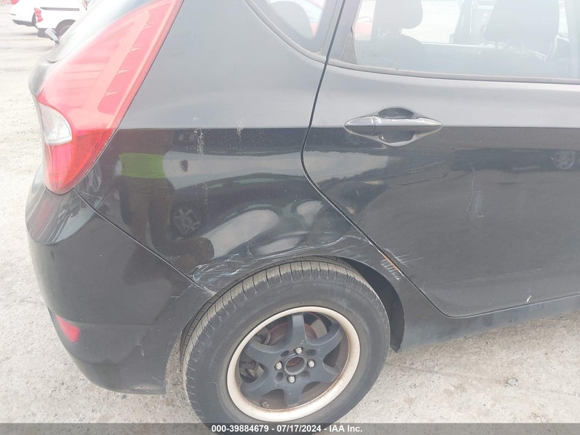 2012 Hyundai Accent Gls/Gs VIN: KMHCT5AE1CU007950 Lot: 39884679