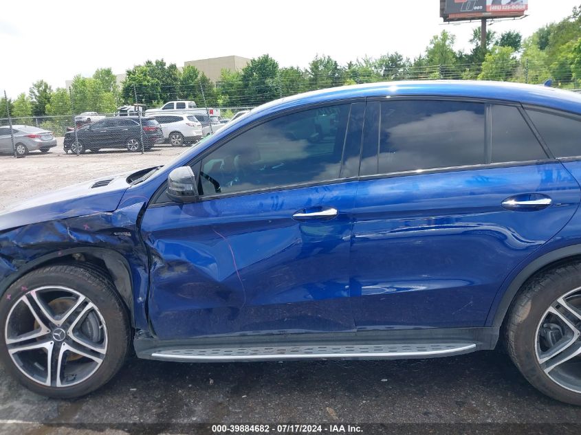 2019 Mercedes-Benz Amg Gle 43 Coupe 4Matic VIN: 4JGED6EB1KA141417 Lot: 39884682