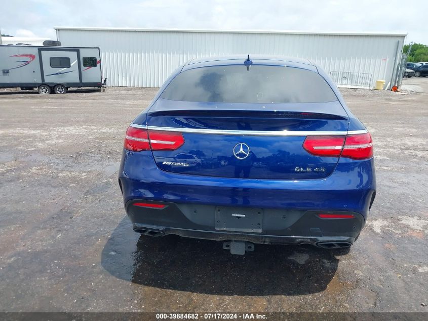 2019 Mercedes-Benz Amg Gle 43 Coupe 4Matic VIN: 4JGED6EB1KA141417 Lot: 39884682