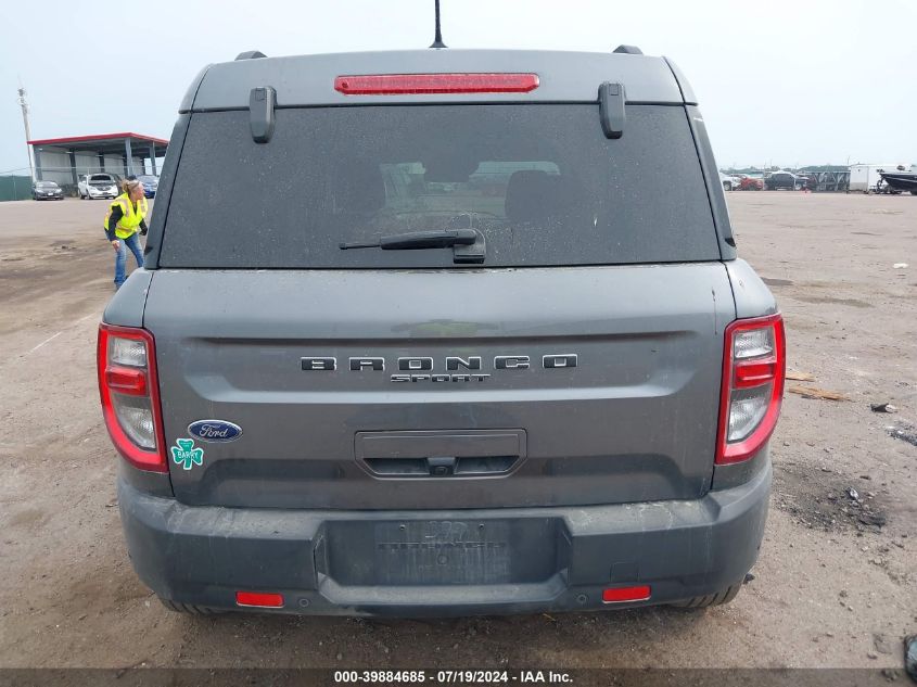 2021 Ford Bronco Sport Big Bend VIN: 3FMCR9B68MRA02377 Lot: 39884685